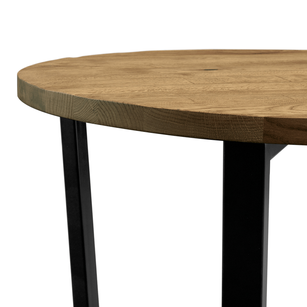 Bethany Large Wooden Dining Table In Antique Rustic