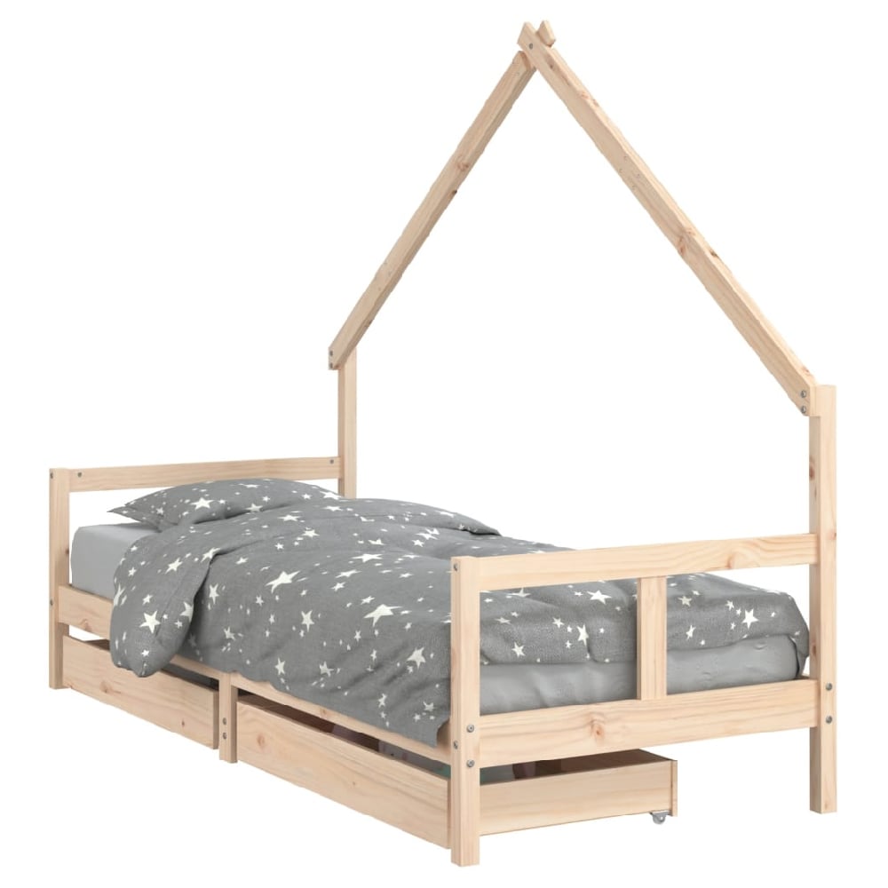 Bethel 80x200cm Wooden Children Daybed In Natural