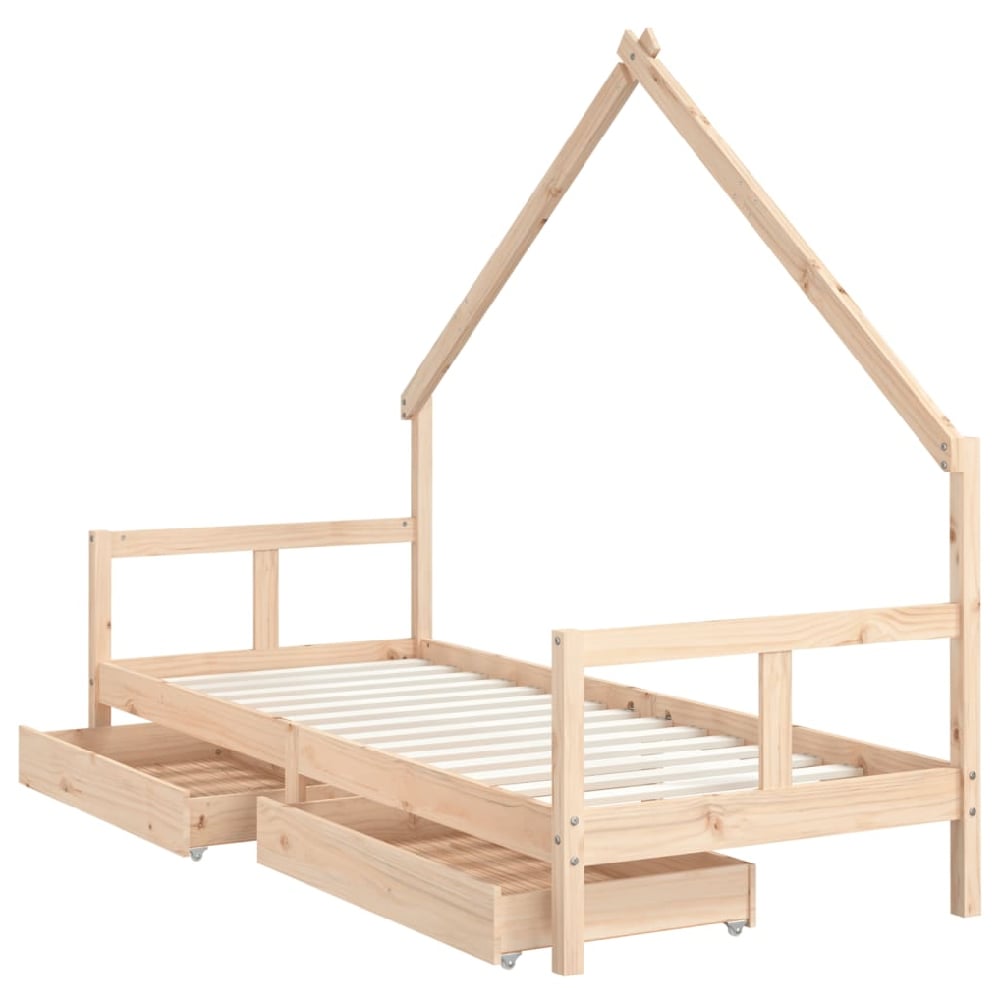 Bethel 80x200cm Wooden Children Daybed In Natural