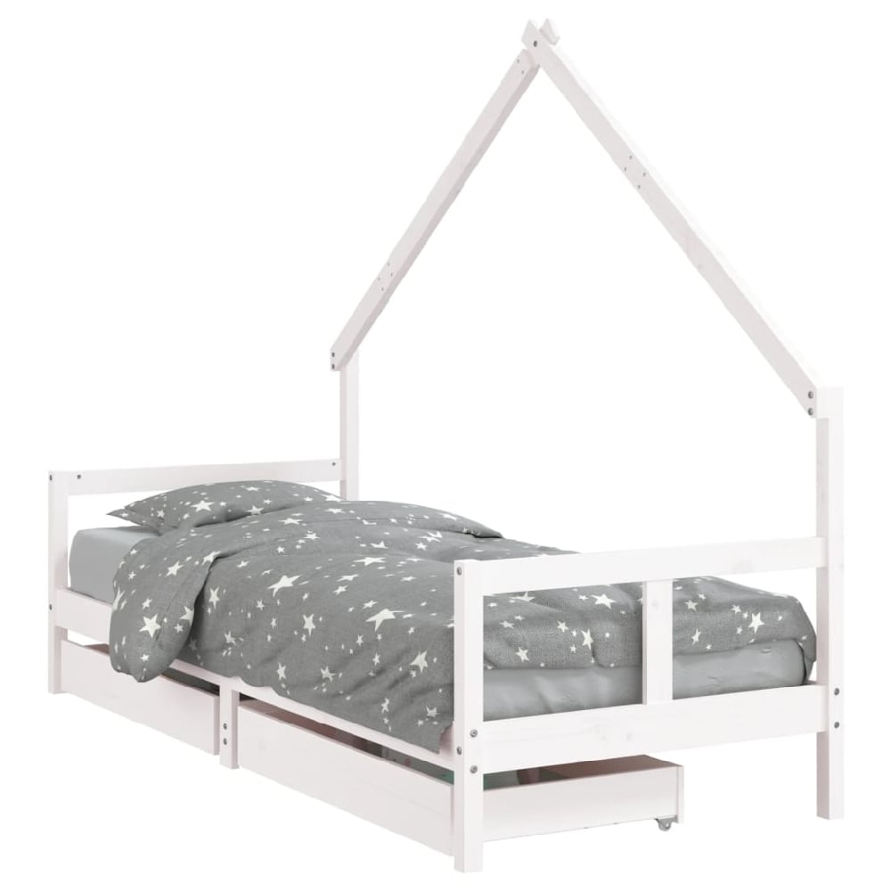 Bethel 80x200cm Wooden Children Daybed In White