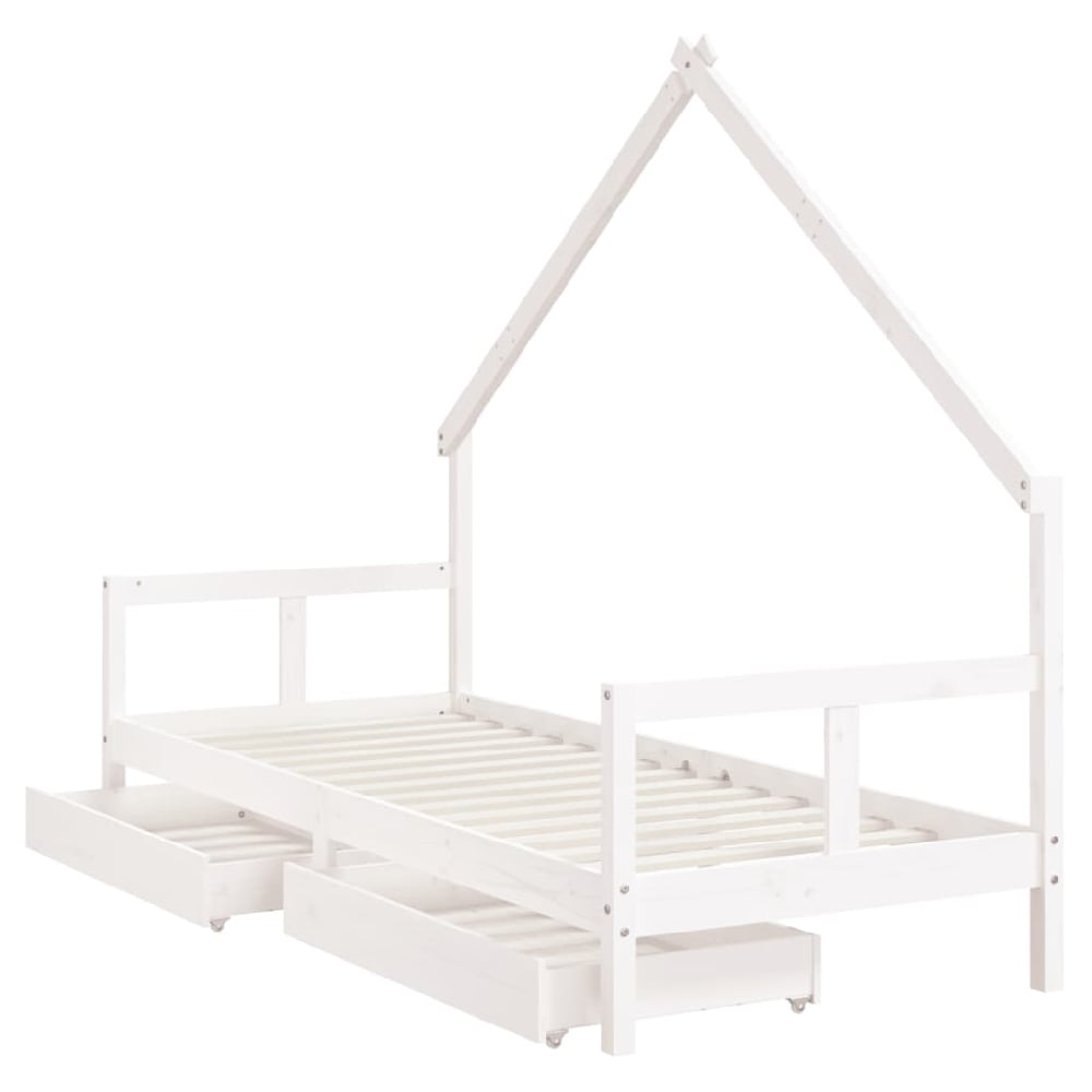 Bethel 80x200cm Wooden Children Daybed In White