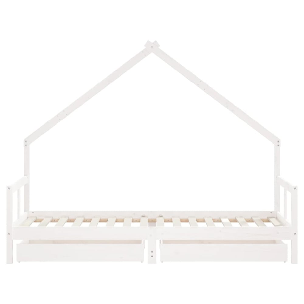 Bethel 80x200cm Wooden Children Daybed In White