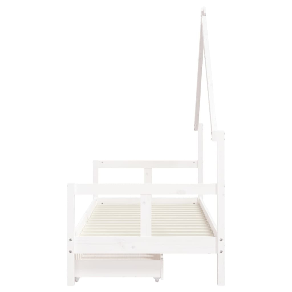Bethel 80x200cm Wooden Children Daybed In White