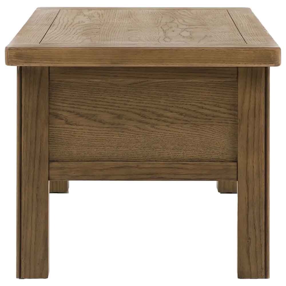 Bethesda Wooden Coffee Table With 2 Drawers In Natural