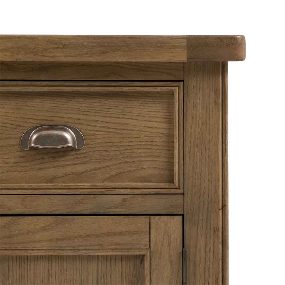 Bethesda Large Wooden Sideboard With 3 Doors 3 Drawers In Natural