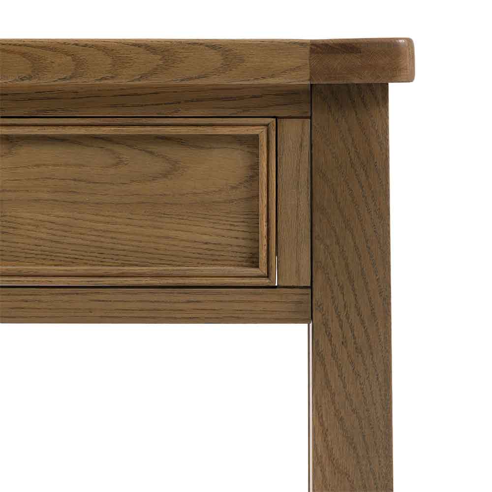 Bethesda Large Wooden Console Table With 2 Drawers in Natural