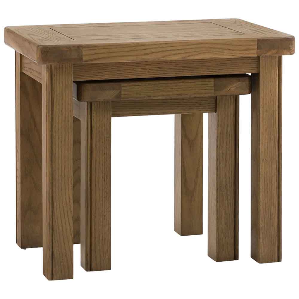 Bethesda Wooden Nest Of 2 Tables In Natural