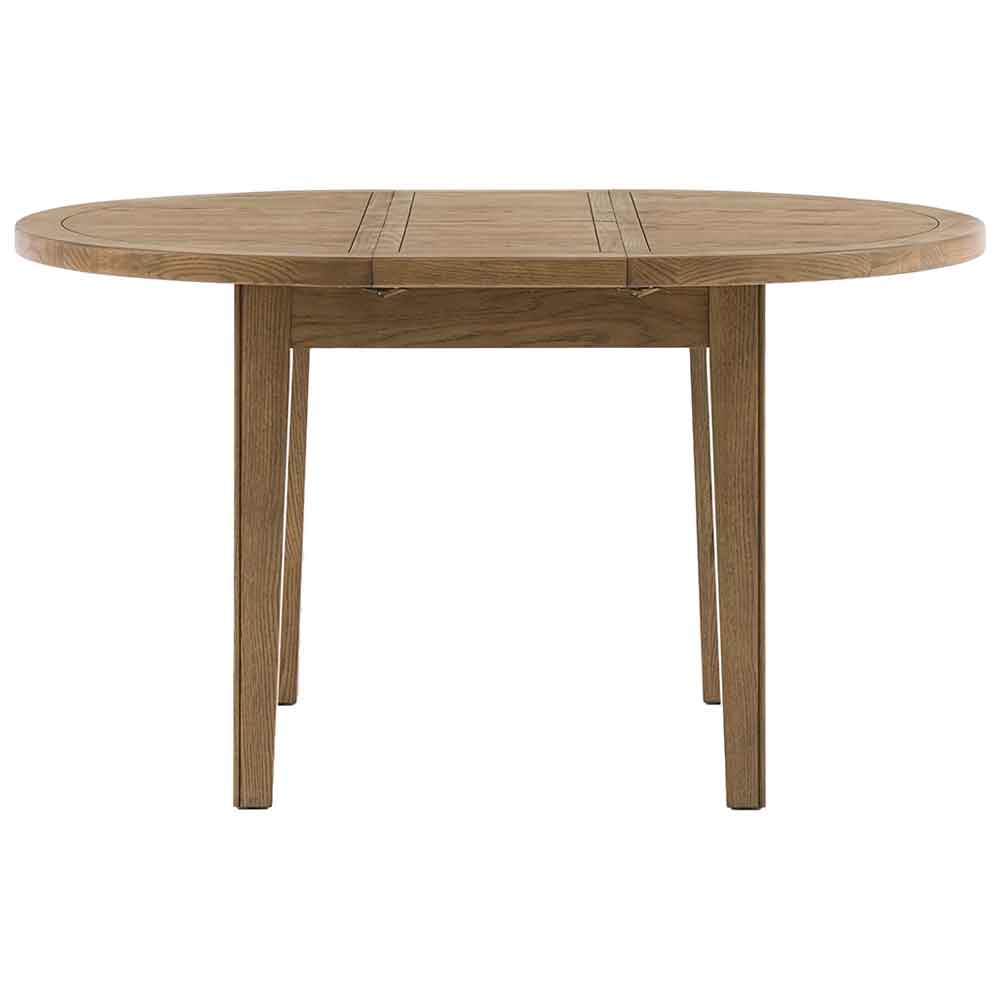 Bethesda Wooden Round Extending Dining Table In Natural