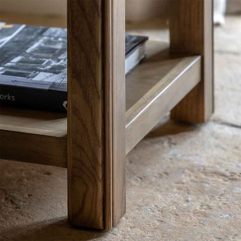 Bethesda Wooden Side Table In Natural