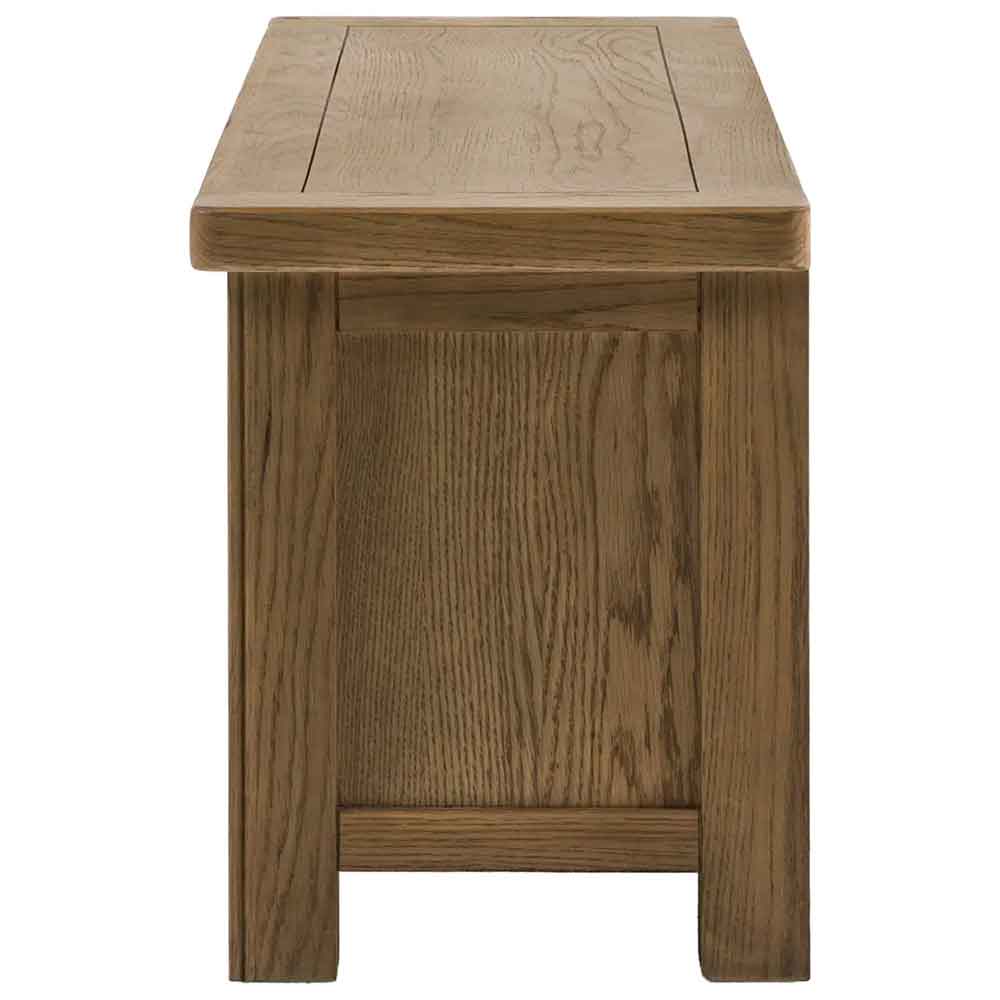 Bethesda Wooden TV Stand With 2 Drawers In Natural
