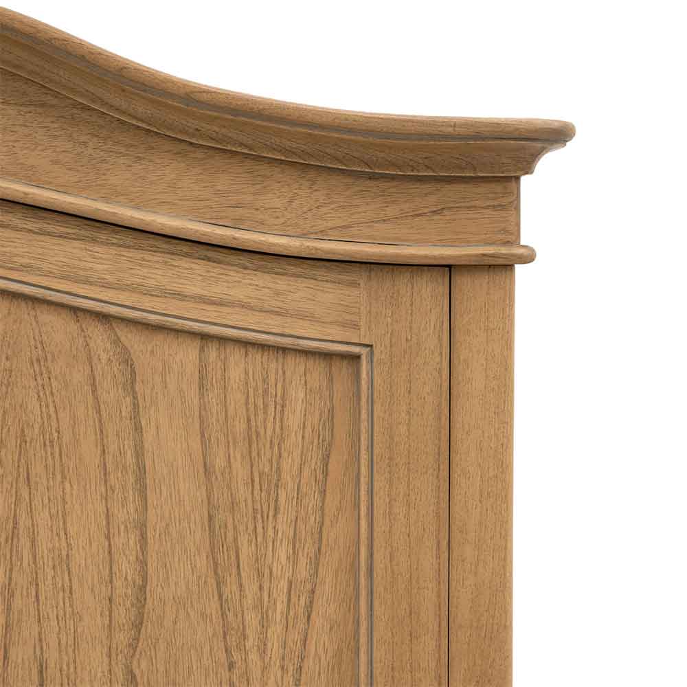 Bethlehem Wooden Wardrobe With 2 Doors In Weathered
