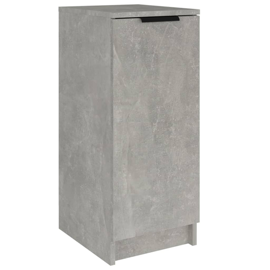 Betsi Wooden Shoe Storage Cabinet With 1 Door In Concrete Effect
