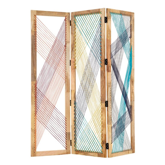 Bettina Wooden 3 Sections Room Divider In Multicolor_1