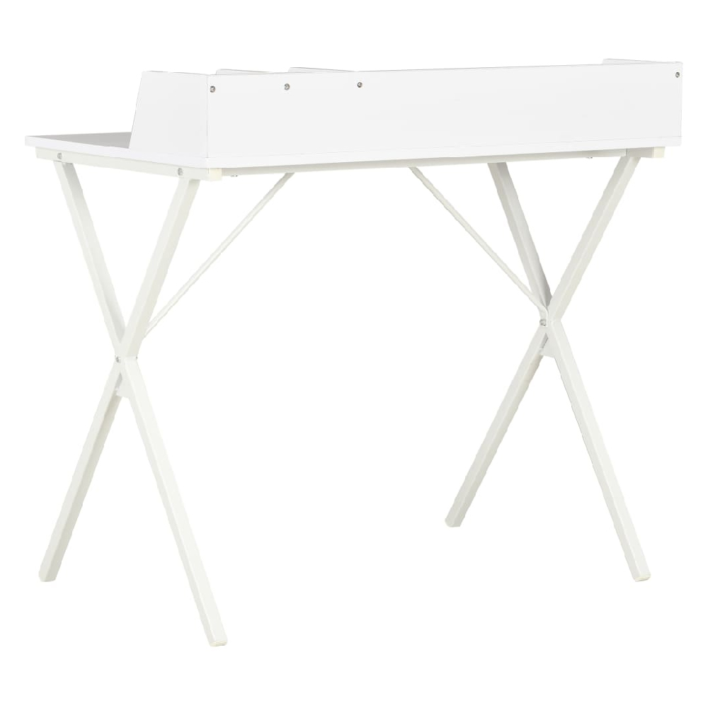 Beverly Wooden Laptop Desk In White