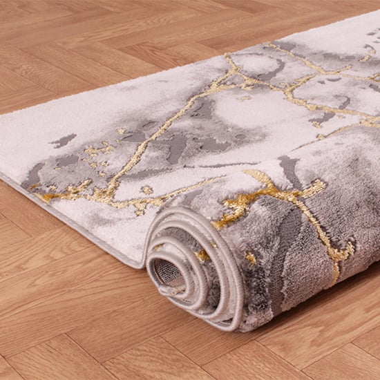 Bianco 185KA 120x170cm Luxury Rug In Cream And Gold_2