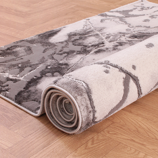 Bianco 185KA 160x225cm Luxury Rug In Dark Grey And Grey_2