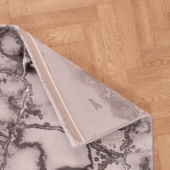 Bianco 185KA 160x225cm Luxury Rug In Dark Grey And Grey_3