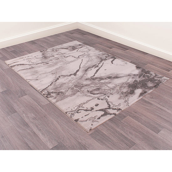Bianco 185KA 160x225cm Luxury Rug In Dark Grey And Grey_6