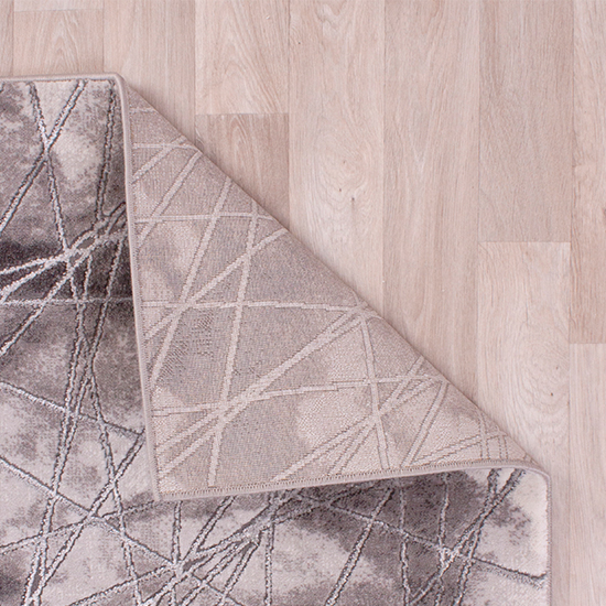 Bianco 185TA 160x225cm Luxury Rug In Dark Grey And Grey