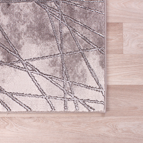 Bianco 185TA 80x150cm Luxury Rug In Dark Grey And Grey