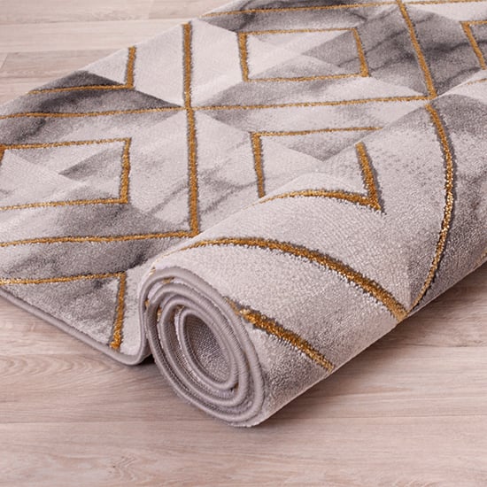 Bianco 196SA 120x170cm Luxury Rug In Cream And Gold_2