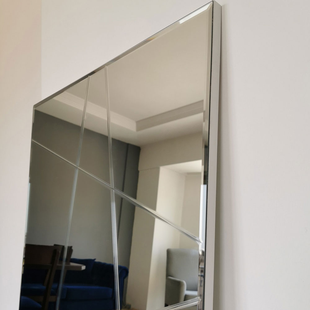 Bicdale Rectangular Glass Wall Mirror with MDF Frame