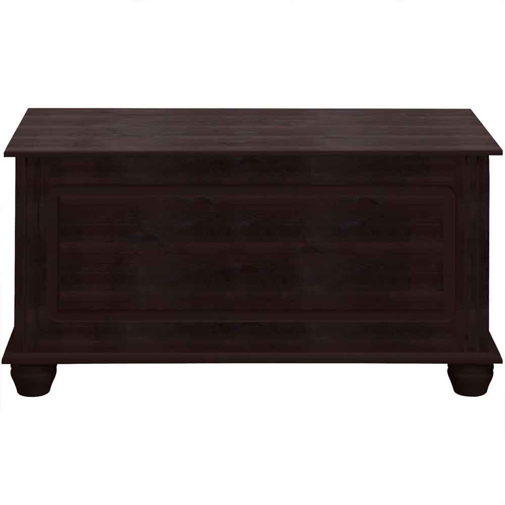 Bickley Wooden Hallway Storage Bench in Brown