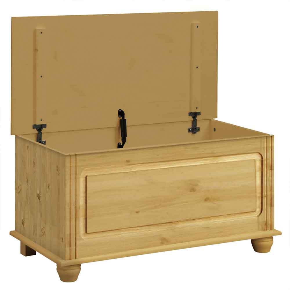 Bickley Wooden Hallway Storage Bench in Natural