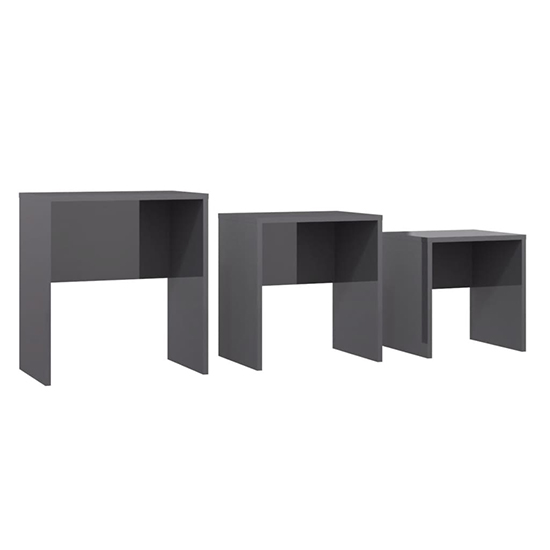 Bienne High Gloss Nest Of 3 Coffee Tables In Grey_3