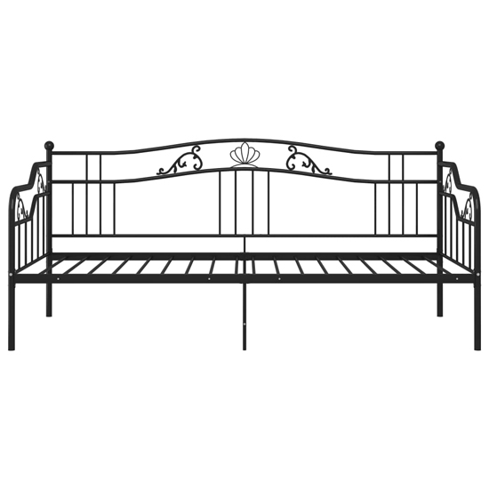 Bijan Metal Frame Single Sofa Bed In Black