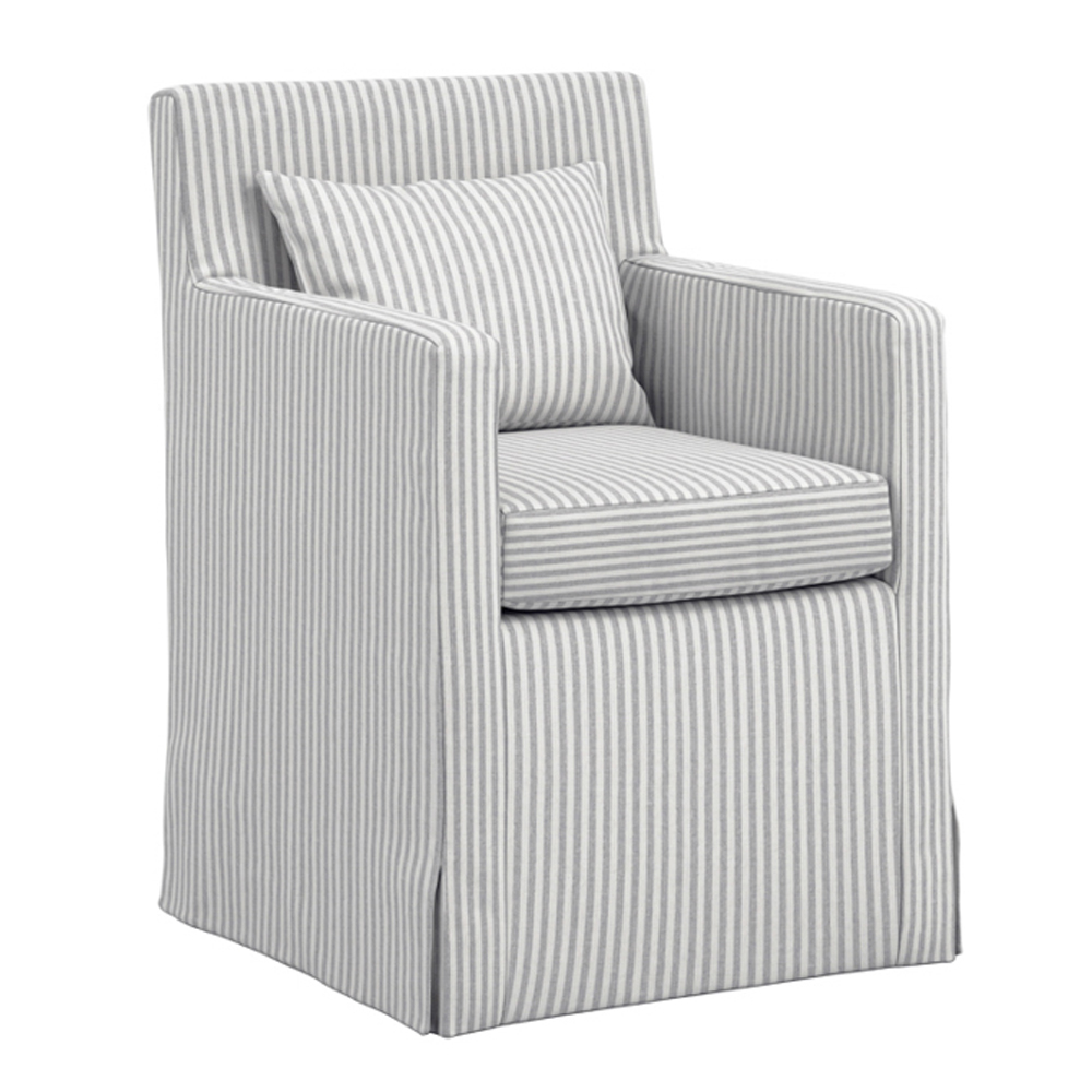 Biloxi Fabric Armchair - Grey