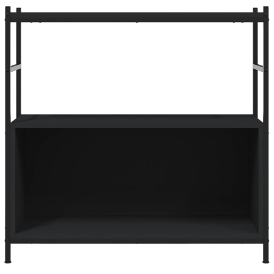 Biloxi Wooden Bookcase With 1 Large Shelf In Black