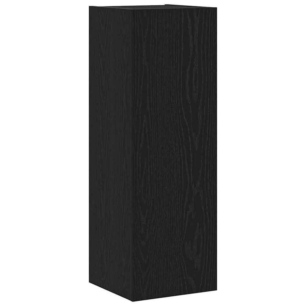 Binnenstad 90cm Wooden 4 Piece Entertainment Unit In Black Oak