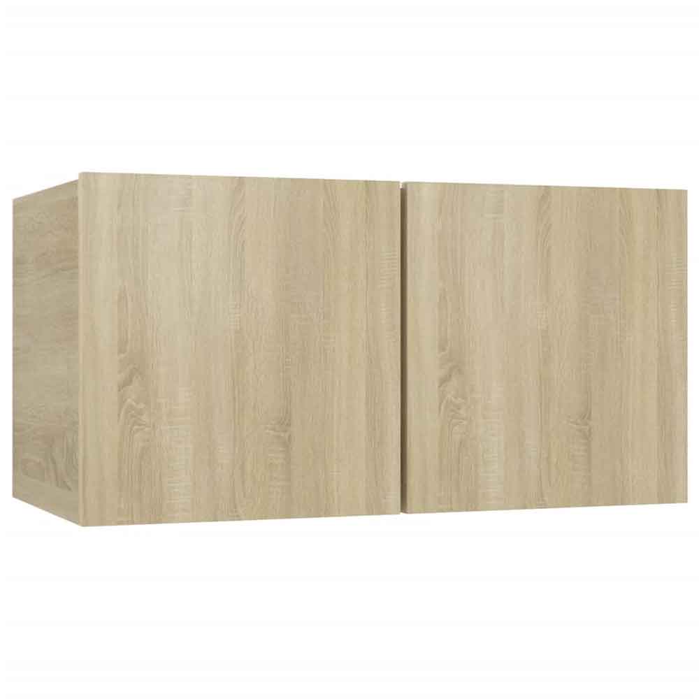 Binnenstad 90cm Wooden 4 Piece Entertainment Unit In Sonoma Oak