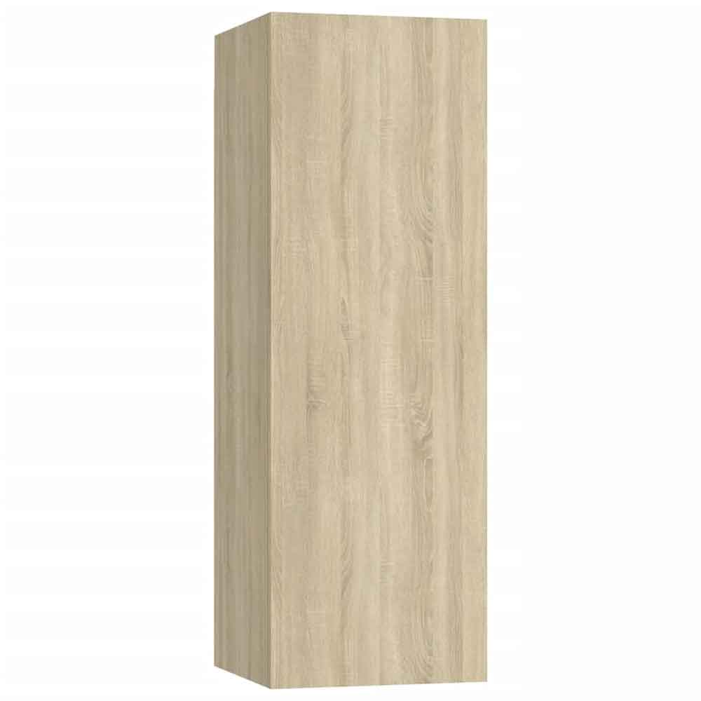 Binnenstad 90cm Wooden 4 Piece Entertainment Unit In Sonoma Oak