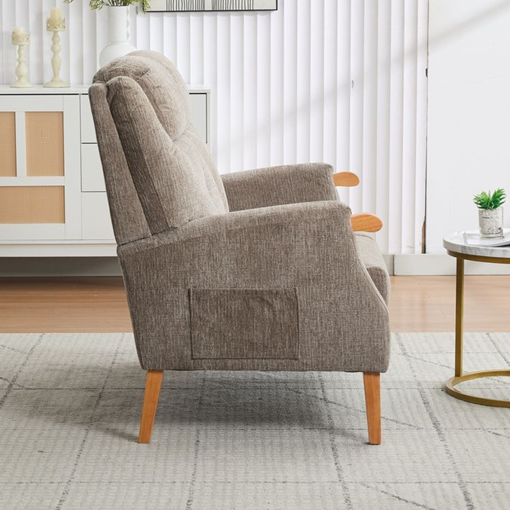 Itaquera Fabric 2 Seater Sofa in Mink