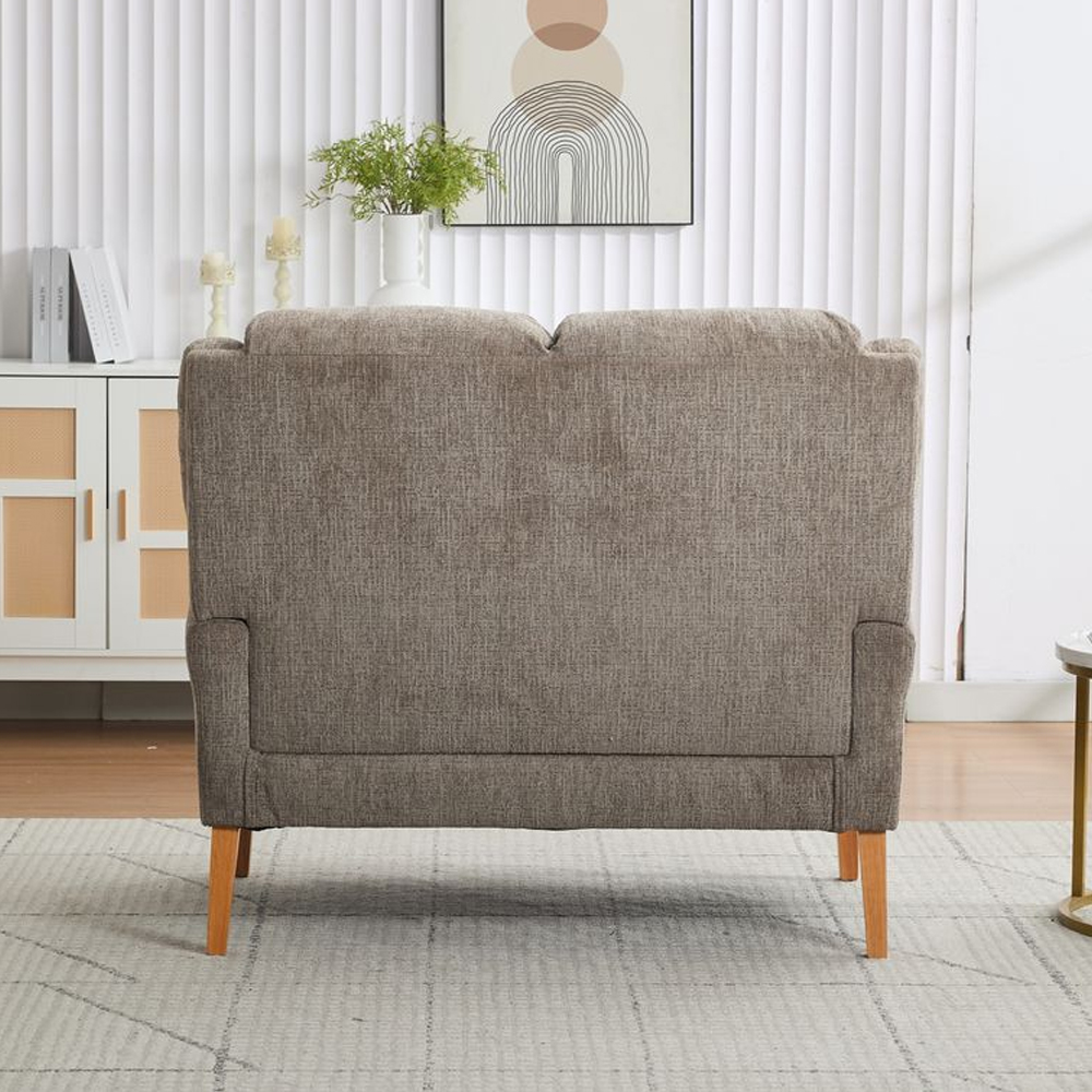 Itaquera Fabric 2 Seater Sofa in Mink