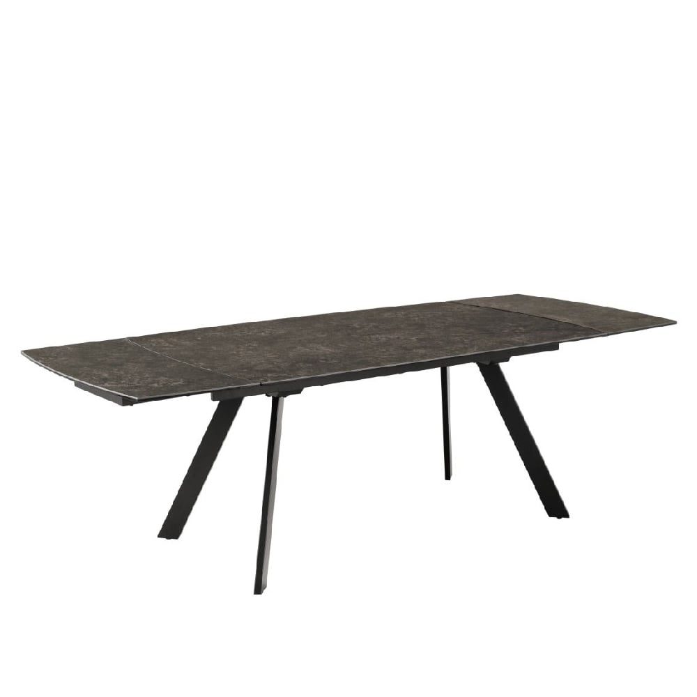 Read more about Bishop ceramic extending dining table with metal leg in black