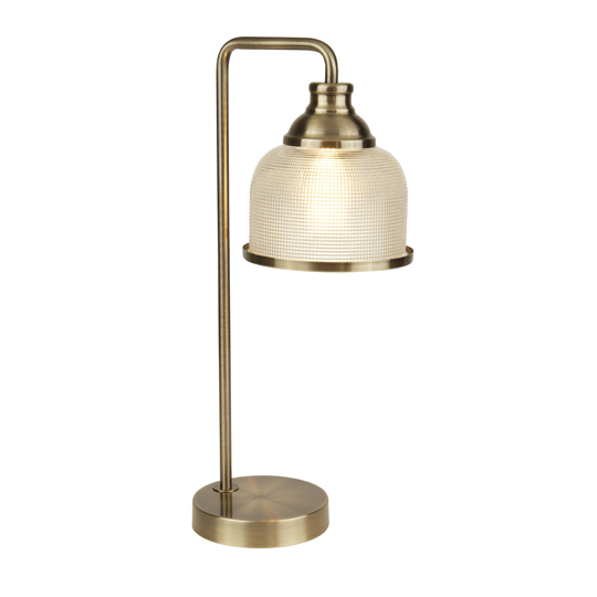 Read more about Bistro ii 1 light table lamp in antique brass