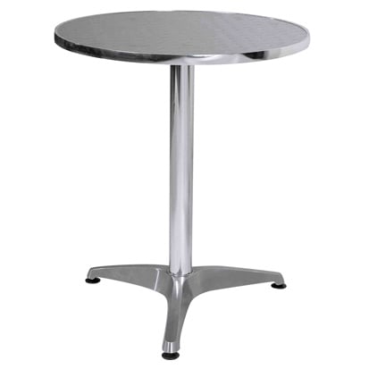 Product photograph of Bistro Round Table In Aluminium from Furniture in Fashion