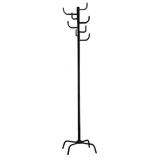 Cactus Contemporary Coat Stand in Black 3071 Furniture in
