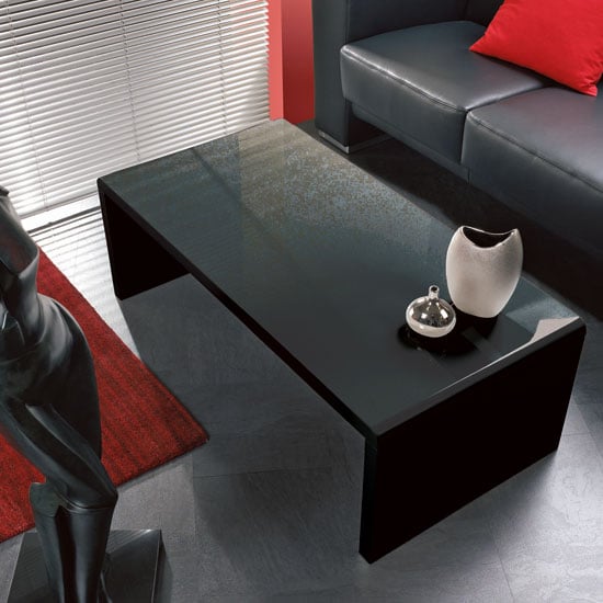 black gloss coffee table 86590 - High-Gloss Coffee Tables: Black or White?