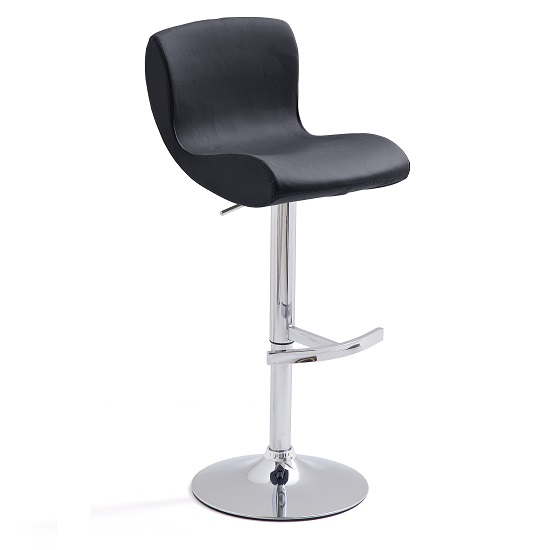 black - 4 Benefits of gas lift bar stools in black