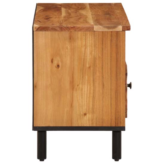 Blanes Acacia Wood TV Stand With 1 Drawer 4 Shelves In Natural