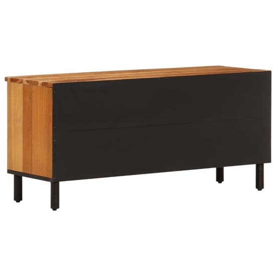 Blanes Acacia Wood TV Stand With 1 Drawer 4 Shelves In Natural