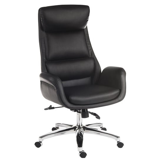 Photo of Blasius reclining executive office chair in black pu