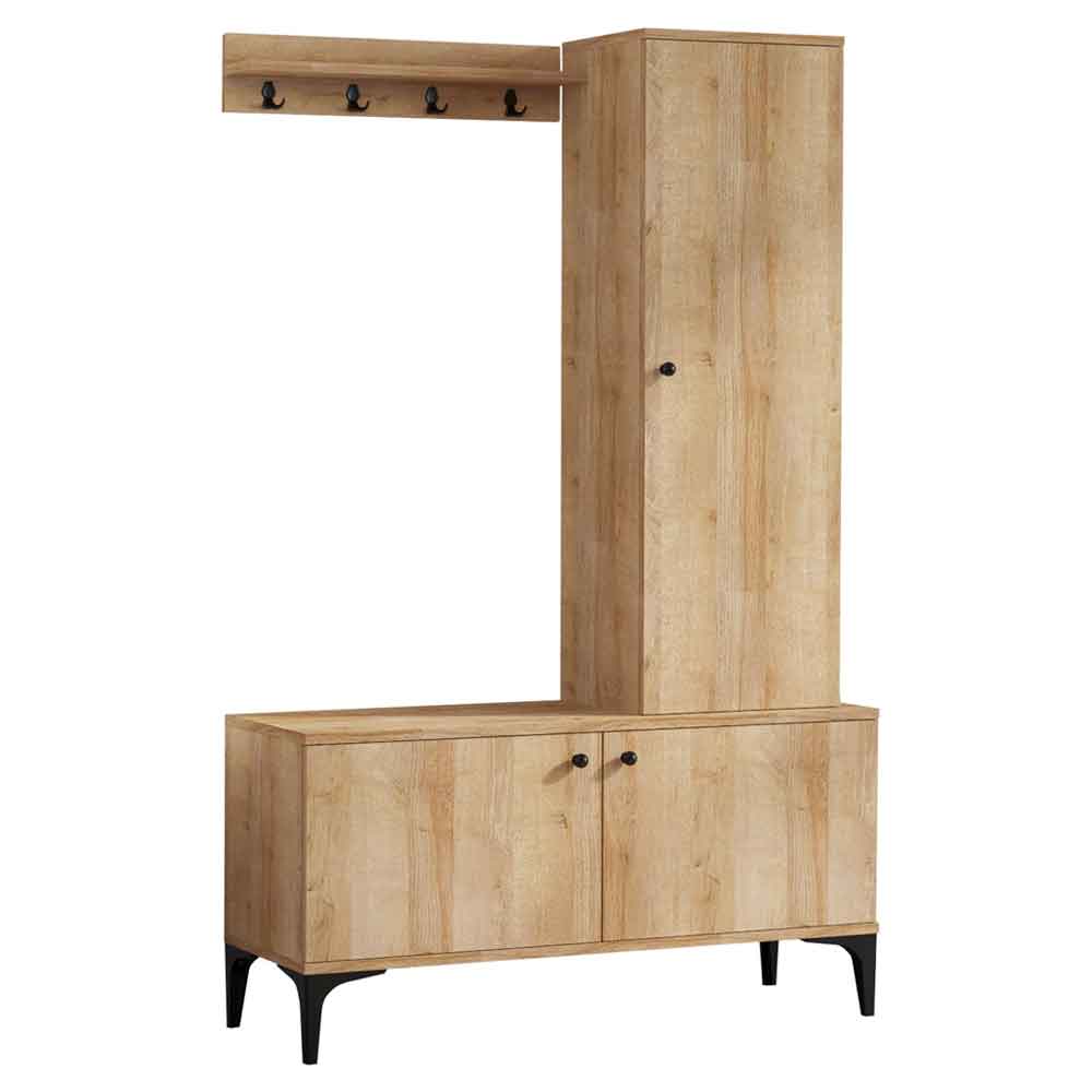 Blaze Wooden Hallway Storage Furniture Set 3 Doors in Oak