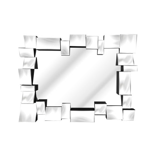 Solitaire Block Wall Mirror, SOL0006N 18706 Furniture in