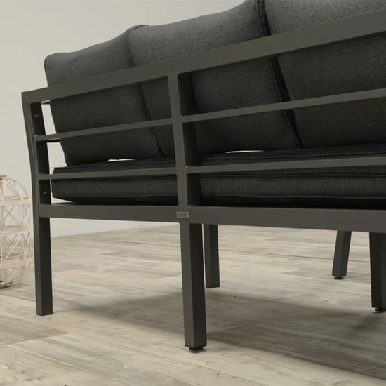 Blokes Corner Lounge Sofa With Dining Set In Carbon Black_10
