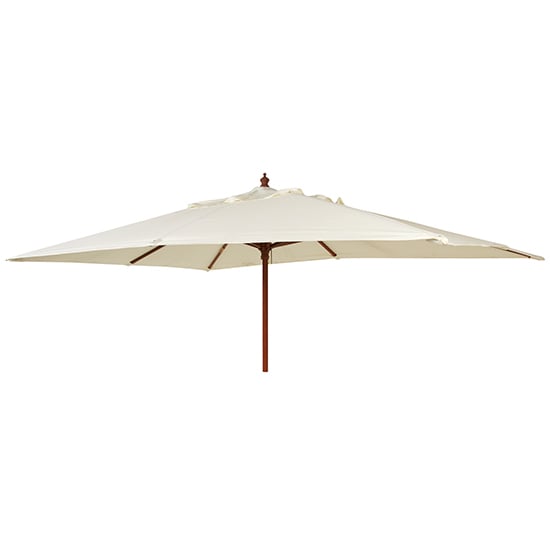 Photo of Blount rectangular 3000mm fabric parasol with pulley in ecru